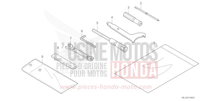 WERKZEUG von CMX 1100 "Rebel" IRIDIUM GRAY METALLIC (NHC65) von 2024